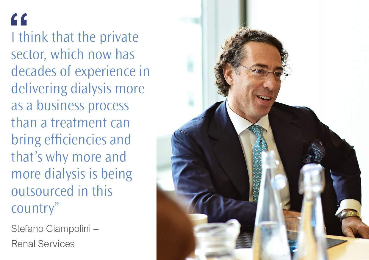 Quote Stefano Ciampolini on dialysis delivery opportunity